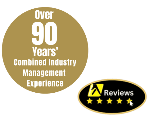 Over 90 Years' Combined Industry Management Experience