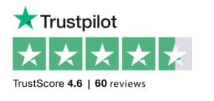 Trustpilot — TrustScore 4.8, 60 reviews